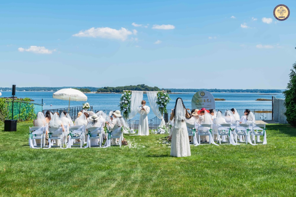 Asian American women entrepreneurs networking at AAWCC NY Marry Yourself salon, June 2026