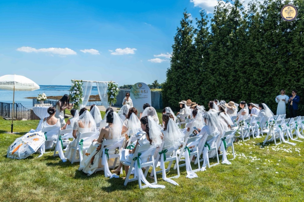 AAWCC NY members celebrating women empowerment at June 2026 Marry Yourself salon